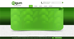 Desktop Screenshot of migum.com.pl